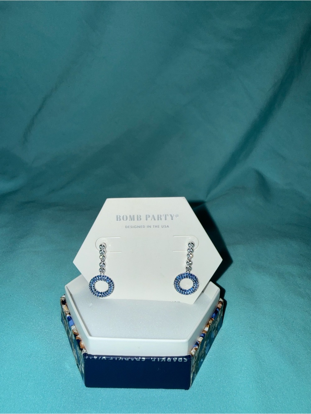 Doughnuts of Sparkle Bomb party ear rings